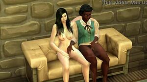 threesome thrills in public bar with monster cocks pulsing cumshots on our faces