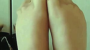 chubby german feet in pantyhose tease for fetish lovers closeup