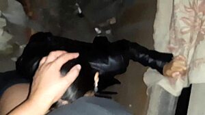 cigarette share leads to stranger pussy licking orgasm