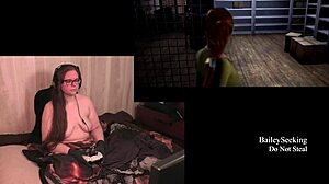 Naked Big-Tit BBW Brunette Plays Quarry Game Part 3