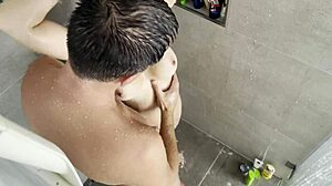 Shower Turns Wild with German Milf's Intense Anal, Titty Fuck, Squirting Orgasms and Cumshots