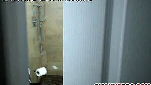 Skinny petite teen stepsis deepthroats spying stepbro small tits taboo