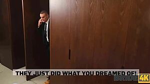 Friendly asslicking ignites deep emotional anal threesome