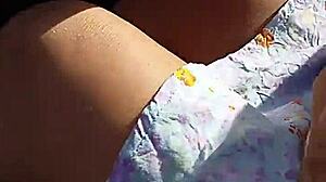 Milf Housewife's Public Flashing Cum Walk Exposes Big Natural Tits and Pussy