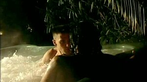 hot tub anal pounding at night cumshot riding 😏💦