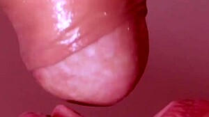 Sexy Japanese Babe Gulps Thick Cum Close-Up