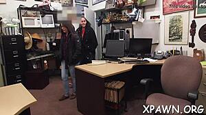 Reality Slut Sucks Cock Rough Then Fucked Hardcore in Shop!