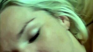 Couple Meets Bar Stranger for Wife's Shaved Pussy MMF Threesome with Vibrator POV Homemade Swingers Action