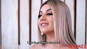 hey naty delgado's first scene got me hooked on those big colombian tits