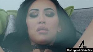 tattoos alex legend unloads cum on lily lane's perfect big tits