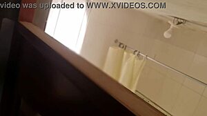 hidden cam spies sexy latina nurse licking pussy in institute bathroom