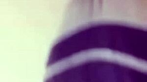 sexy couple fucks passionately on bed with wet intensity