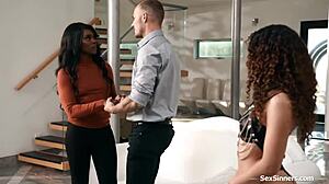 Ebony Petite Latina Submits To Rough Spanking And Domination In Bedroom Threesome