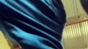 ebony teen slut bends over for rough standing doggy bbc pounding