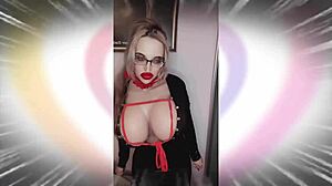 put on this dress sissy your ugly face needs total bimbo humiliation