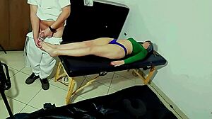 FOOT BATH TURNS INTO SUCKING TOES AND CUMMING ON HER PERFECT FEET