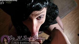 big sexy britney swallows huge cumshots in pov facial cum-pilation vol 1 amateur homemade