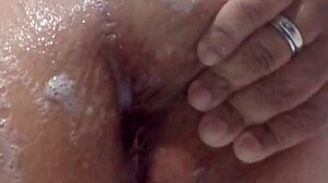 wife's huge ass bubbles in jacuzzi tub