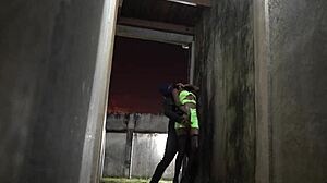 slim ebony club girl choked gagged bound on way home?