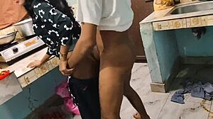 desi bhabhi gets roughly fucked first time by devar in tight shaved pussy