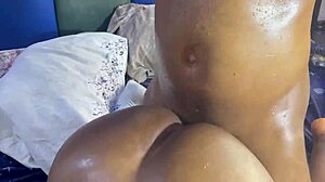 stepsis handjobs my monster cock awake from sleep