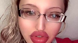 hey russian glasses babe in full fetish storyline movie