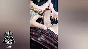 Skinny Tattooed Serbian Barefoot Slave Fingered Creampied Bound