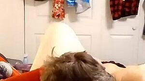 jerry licks whip cream off milf tits to orgasm