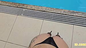 Anny Fernandez returns as Mariani Fiori bareback anal riding POV