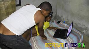 Amateur Ghetto BBW Squirts Creampie Bent Over Big Black Cock