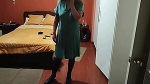 Stepmom Fingers Big Hairy Pussy Post Fuck Moans Craving More Cock