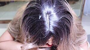 Screaming 18-Year-Old Brazilian Neighbor Sucks and Fucks in Panties