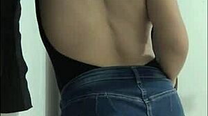 my mature busty stepmom's exhibition flaunts huge natural tits