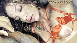 Wet latina brunette rides big cock cowgirl close-up, clit throbbing as she orgasms hard on natural tits brazilian pussy