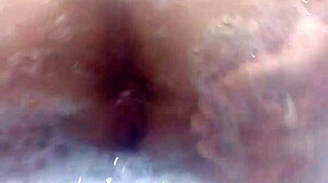 wife's huge ass bubbles in jacuzzi tub