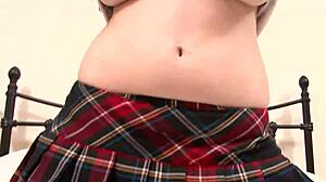 Skinny 18+ Coed Strips Naked on Webcam for College Casting Interview