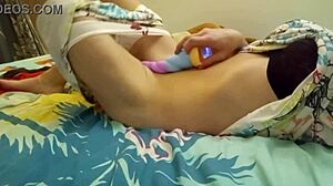 Wetting Panties Dildo Masturbation Toilet Close-Up Solo