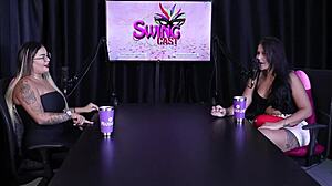 penélope thought porn was easy but fingers pussy daily on sheer red cam!