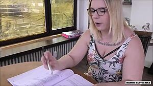 Boris Schwarz's Cute 18+ Student Seduces Teacher for Secret Pussy Pounding