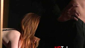 redhead cheating milf wife cums hard from stranger's rough pounding