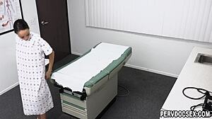 Doctor Dorian Del Isla Fucks Petite Shaved Patient Alexis Tae Office Closeup