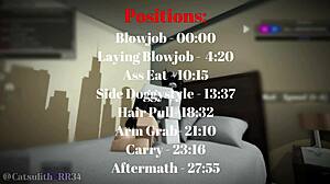 great sex session four: tits bounce during doggystyle cumshot