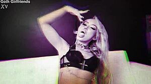 Pierced Goth Luna Luxe Fucked Rough Cowgirl Facial Domination Licking Pussy