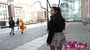 Daniela Nerea's Wild Public Doggystyle Shock in Madrid