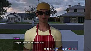 corlan as karen takes big cocks in group pussy play