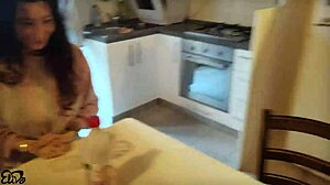 Italian amateur wife takes it doggy in abandoned spot for hubby