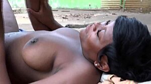 Mechanics Catch Lulu Stealing Car Then Fuck Her Ass With Big Black Cocks