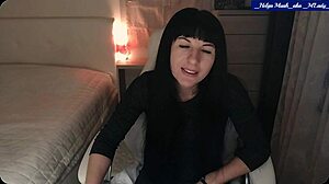 Helga Muah Rips Lingerie for Sexy Ass Wiggle Clit Caress Striptease