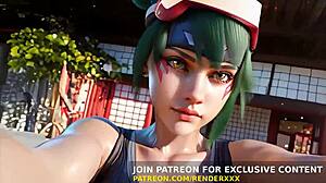 3D动漫雾子cos骑守望先锋大屌无码动画