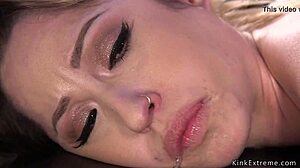 Who's ready to see this hogtied blonde suffer?